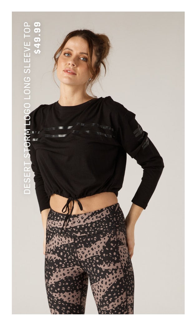 DESERT STORM LOGO LONG SLEEVE TOP