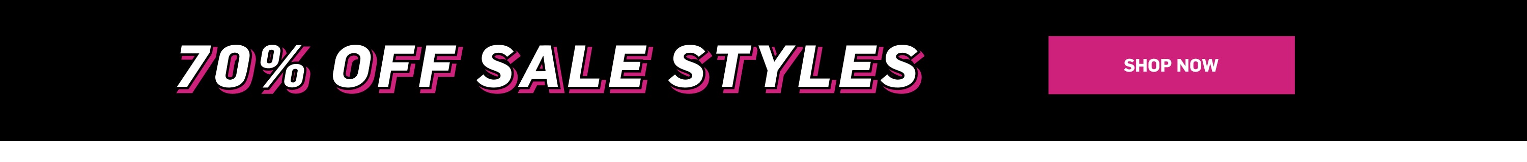 70% off selected sale