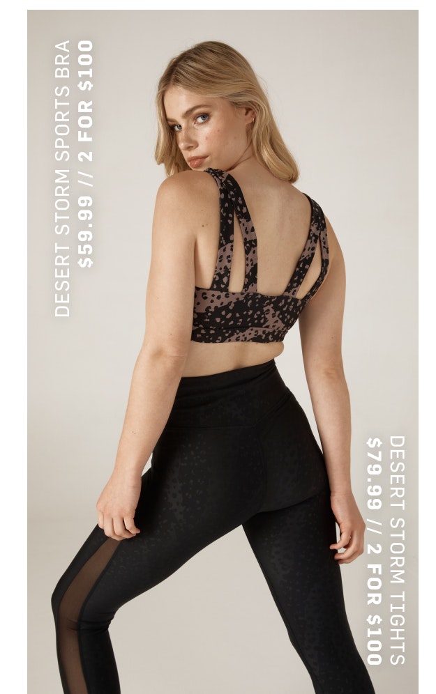 BLOCKED MESH PANEL FULL LENGTH TIGHTS