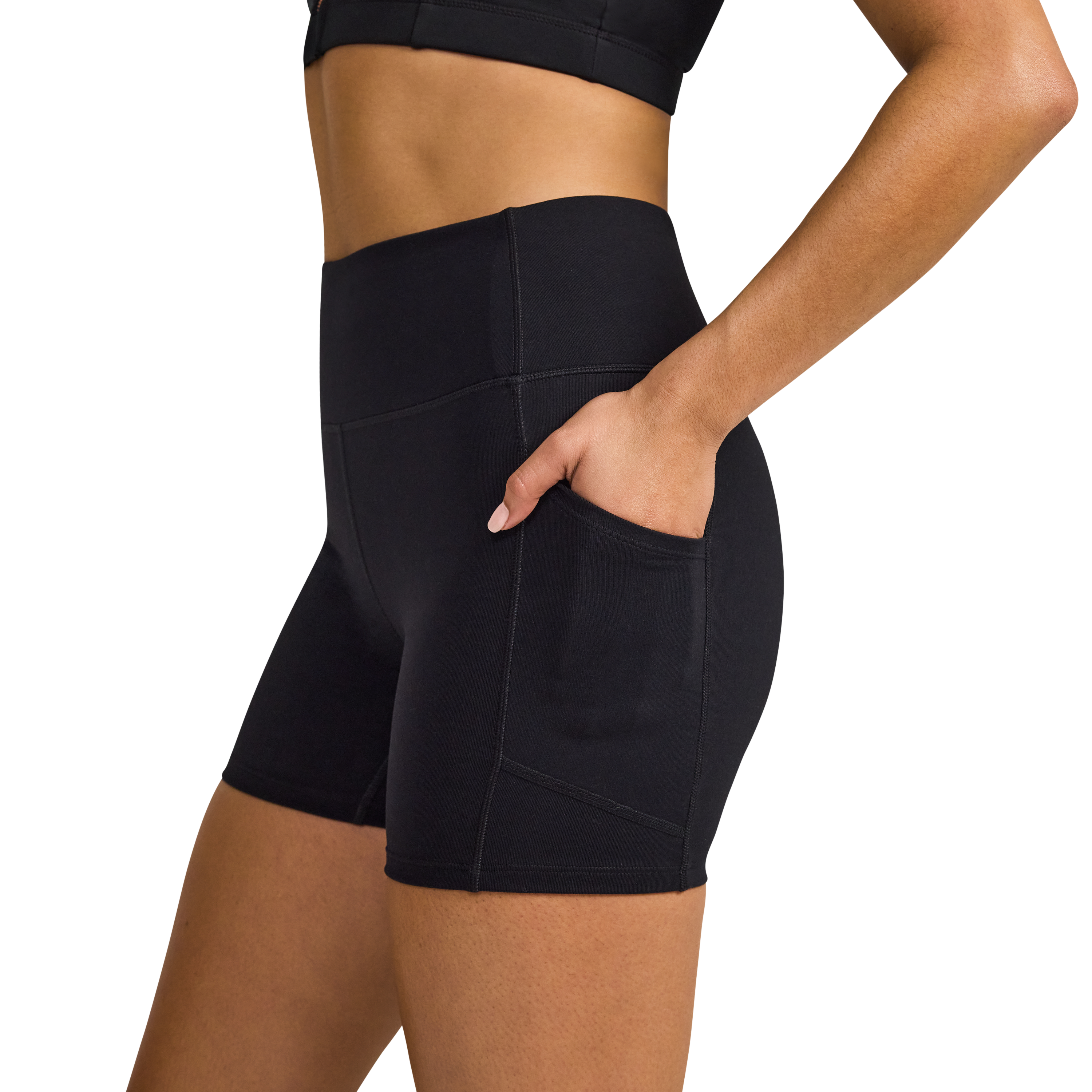 Elevate Pocket Mid Thigh Bike Shorts