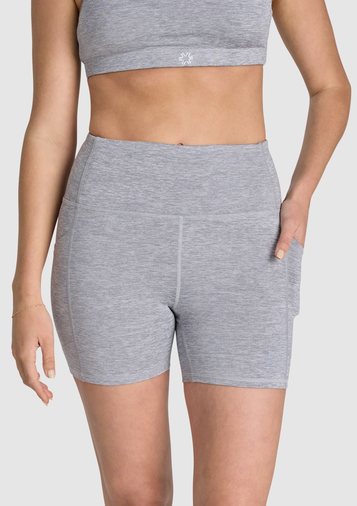 Elevate Pocket Mid Thigh Bike Shorts