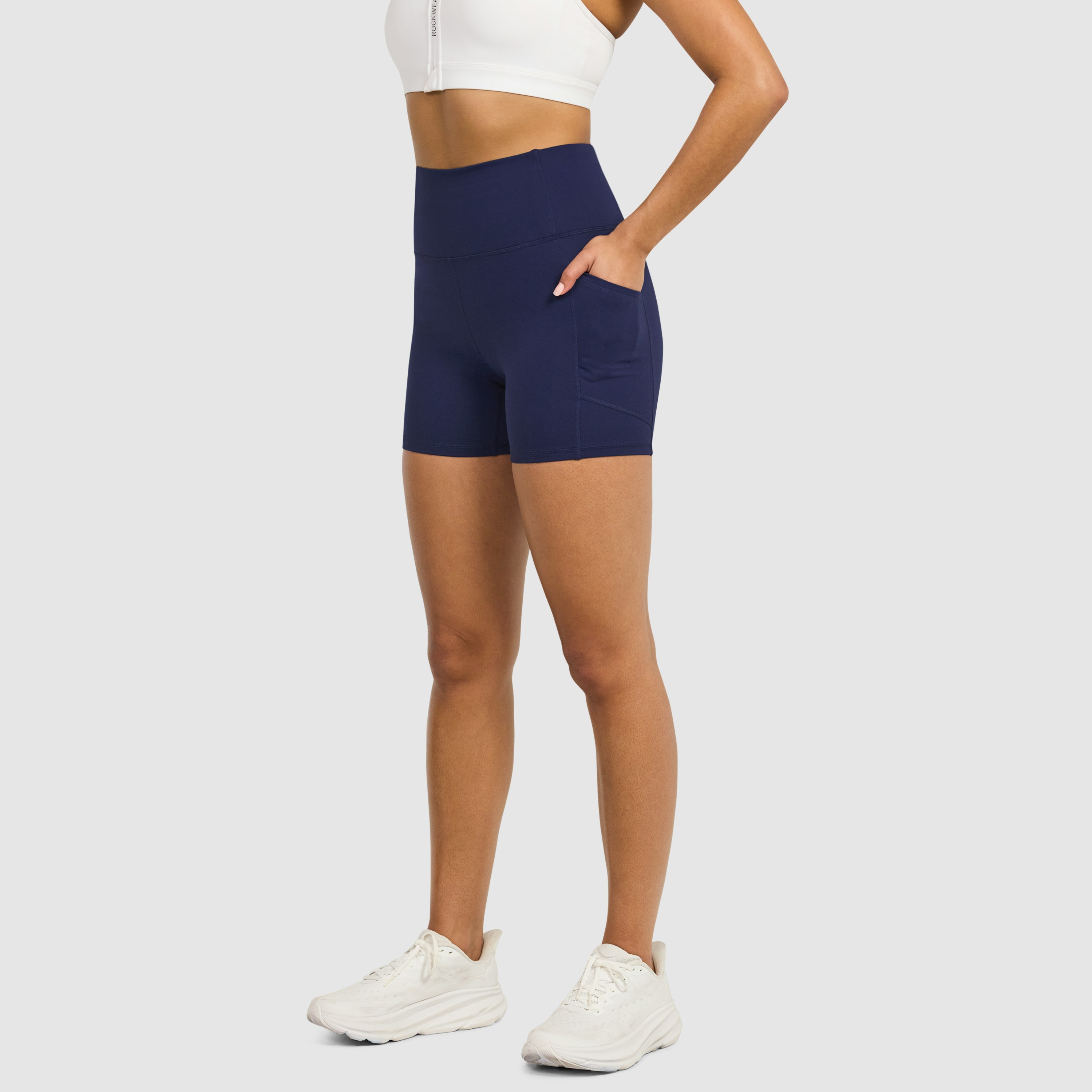 Nightshade Elevate Pocket Mid Thigh Bike Shorts | Women's Bottom ...