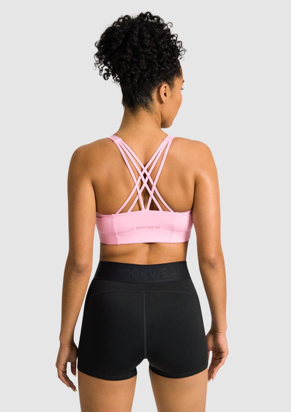 Peony Energise Medium Impact Zip Sports Bra Women s Tops Rockwear AU