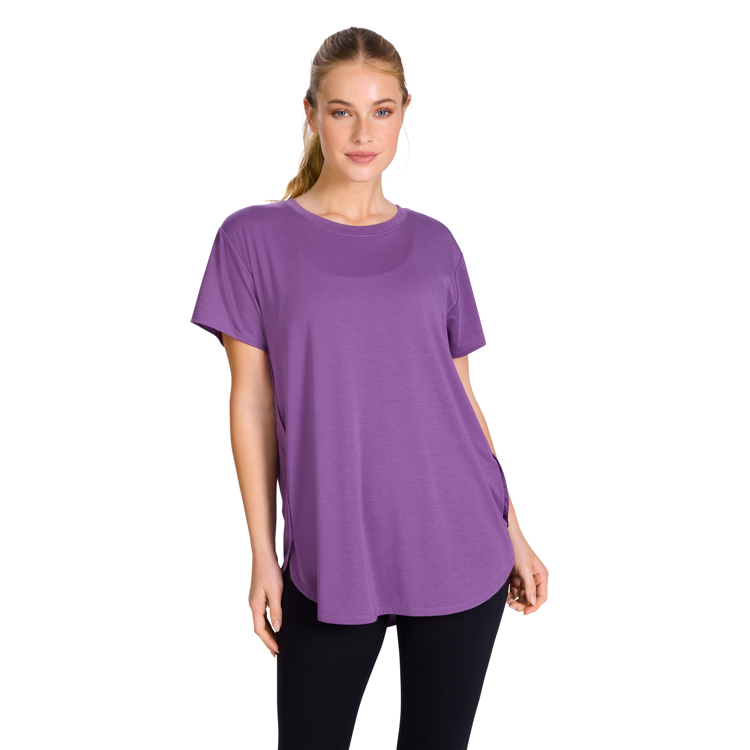 RELAXED V-NECK TEE - ALL OVER PRINT STANDING OVATION