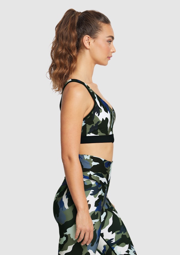 Thunder Mi Zip Sports Bra