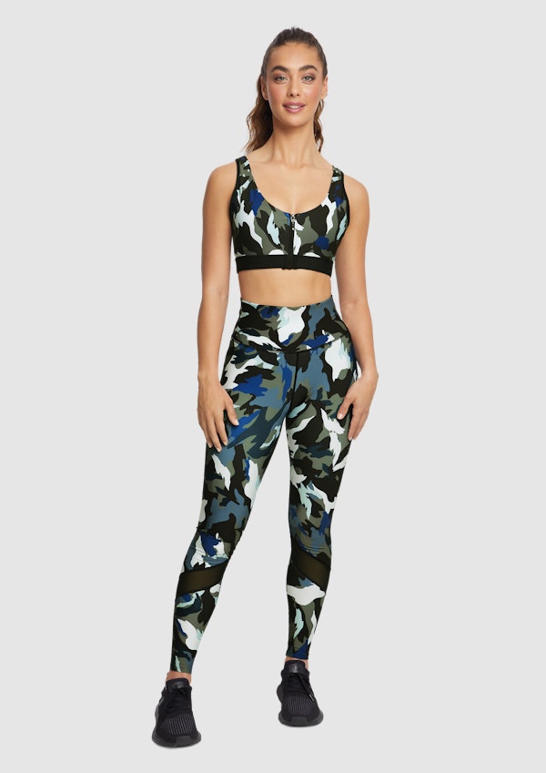 Thunder Mi Zip Sports Bra