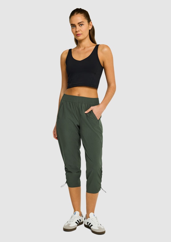Rouched 3/4 Pants