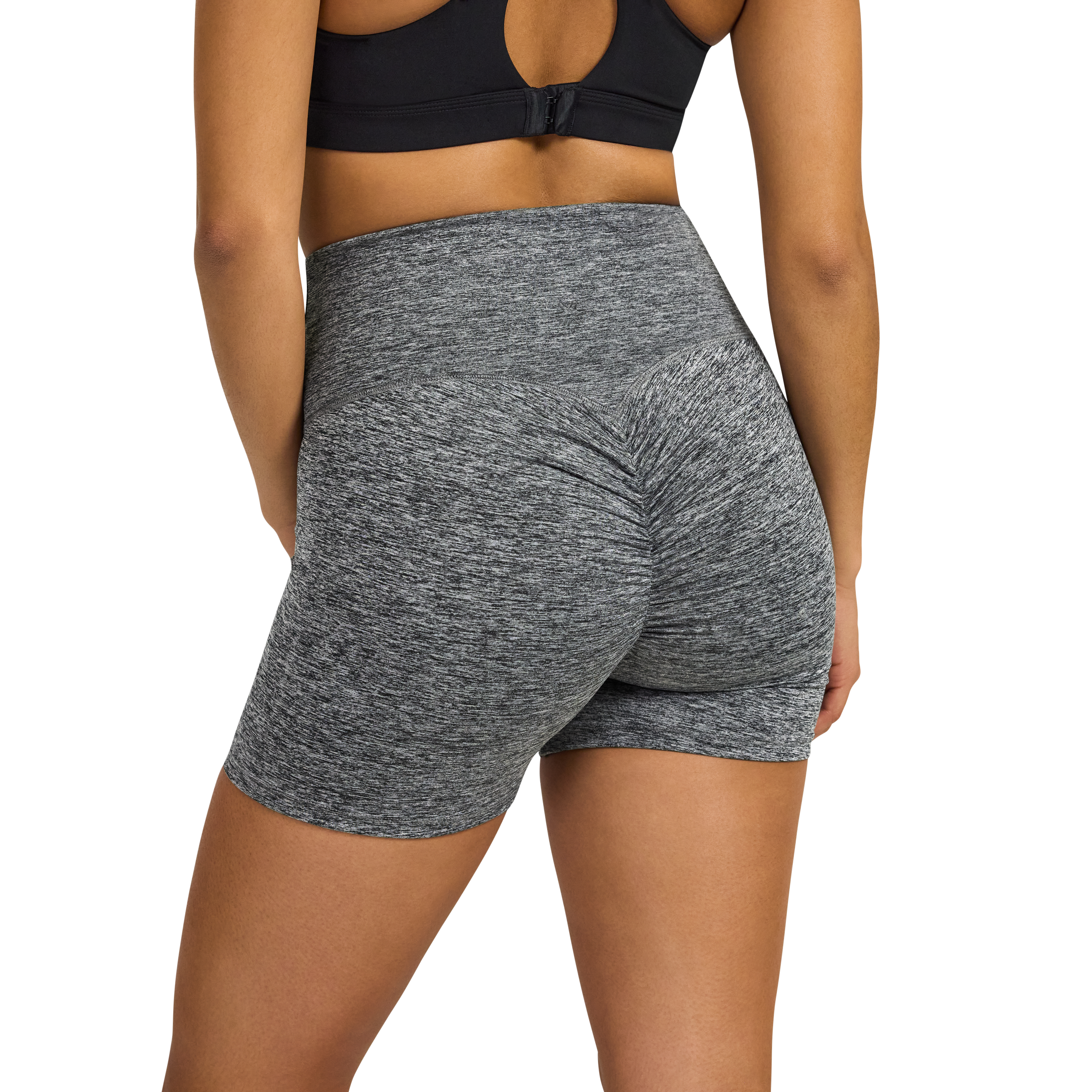Sculpt Scrunch Bum Mid Thigh Bike Shorts