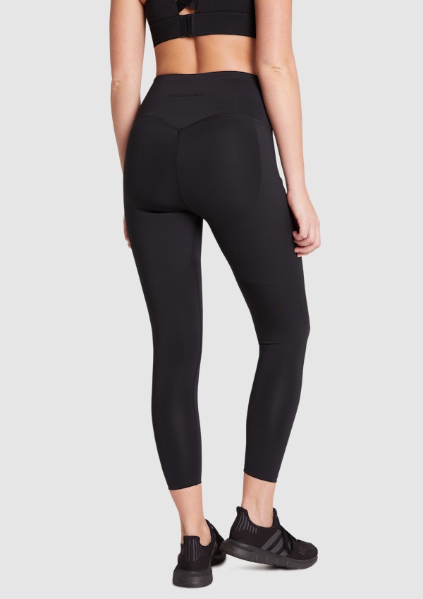 V Waist Bonded Full Length Tights