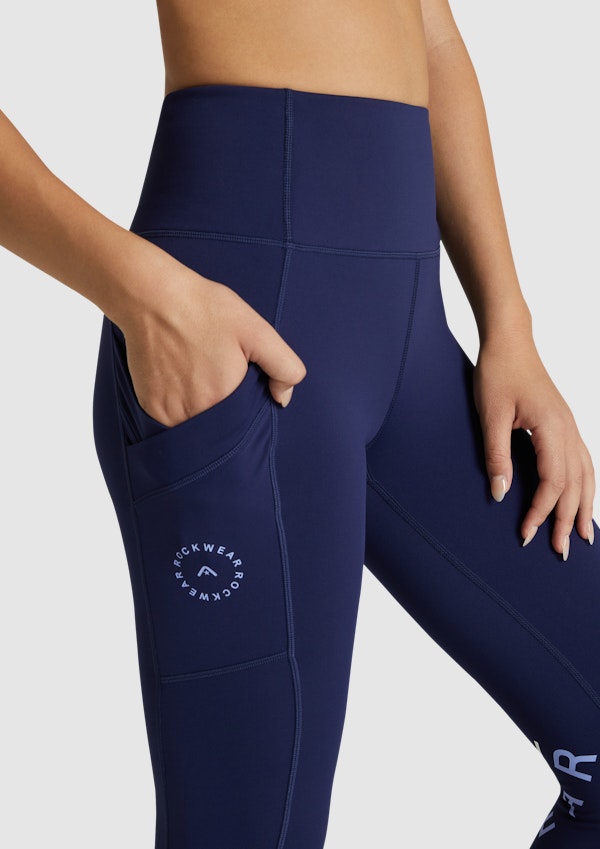 Logo Pocket Ankle Grazer Tights