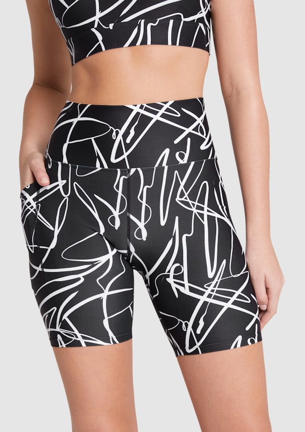 Walk The Line Pocket Bike Shorts