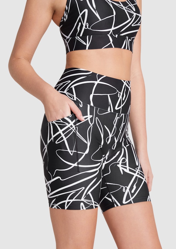 Walk The Line Pocket Bike Shorts