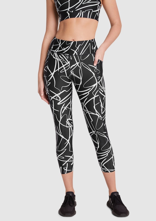 Walk The Line Pocket Ankle Grazer Tights