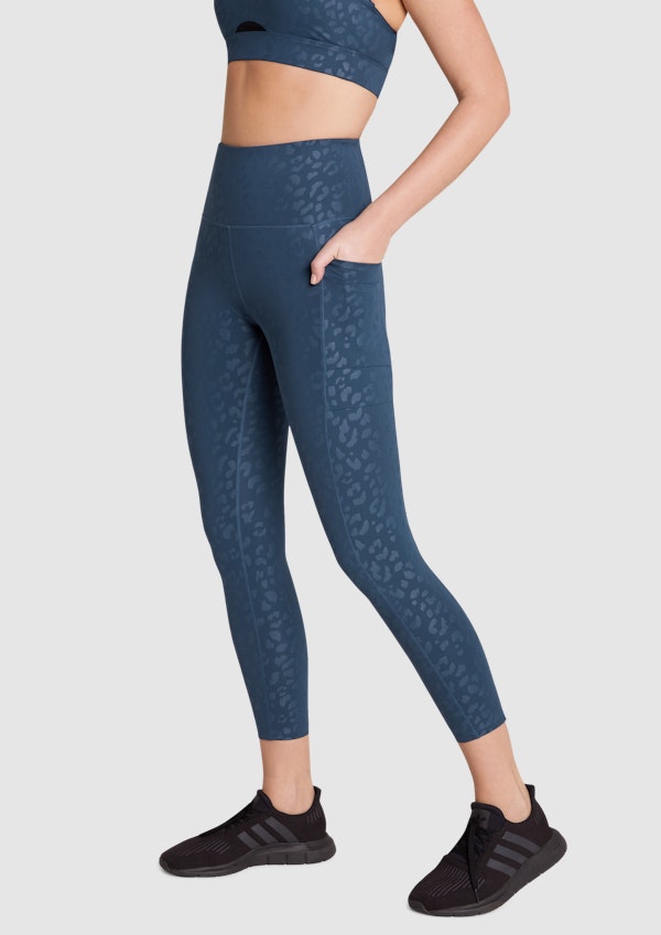 High Rise Pocket Ankle Grazer Tights