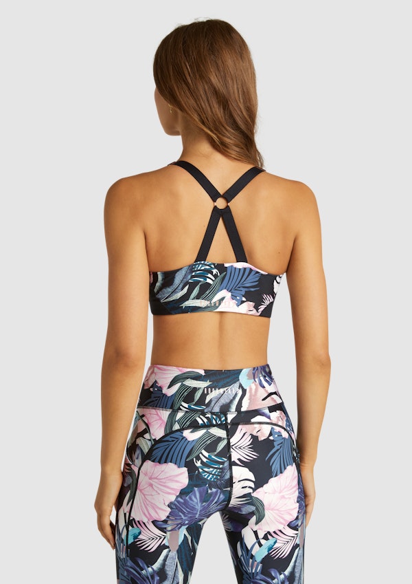 Milos Adjustable Zip Medium Impact Sports Bra