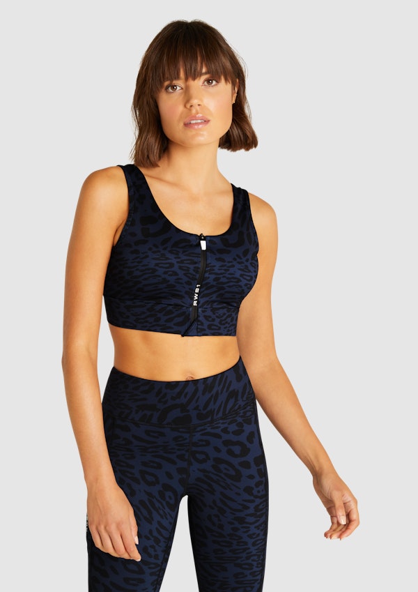 Instinct Zip Adjustable Medium Impact Sports Bra