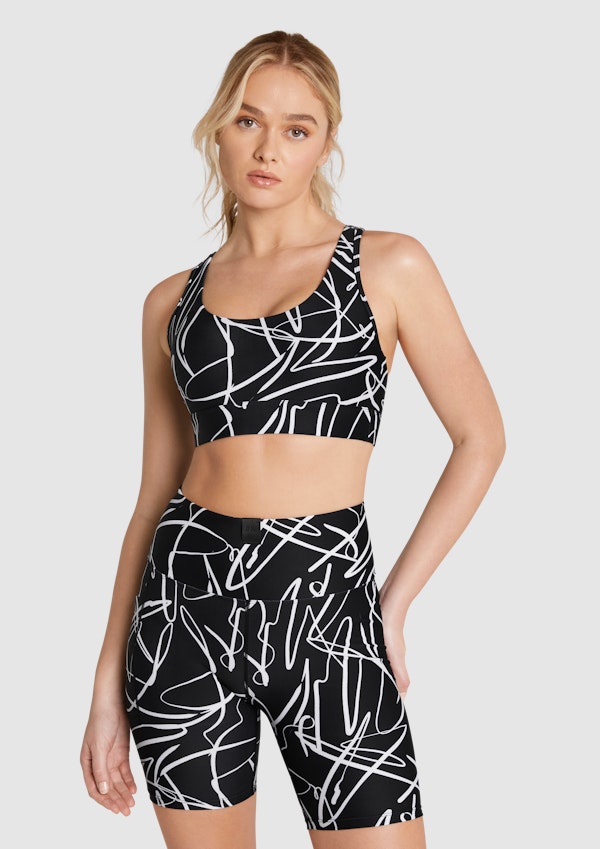 Walk The Line Medium Impact Asana Sports Bra