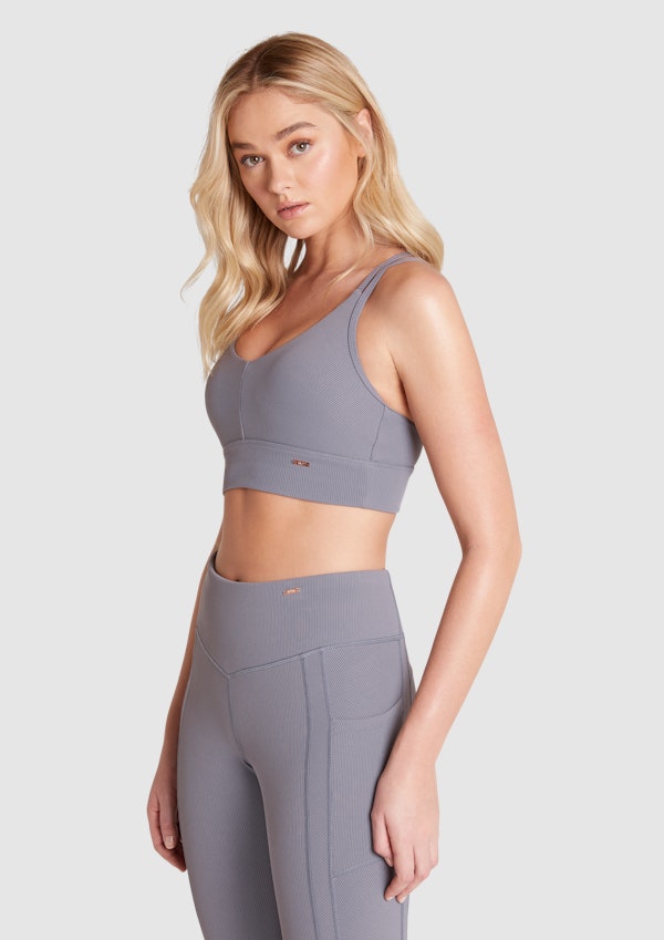 Wild Thing Ribbed Low Impact Sports Bra