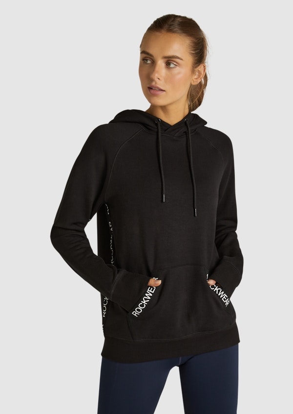 Side Logo Tape Hoodie