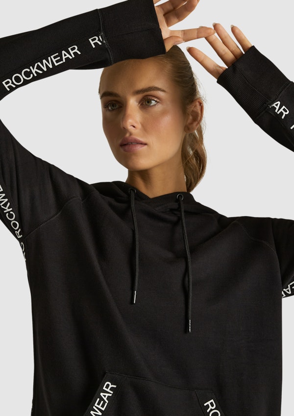 Side Logo Tape Hoodie