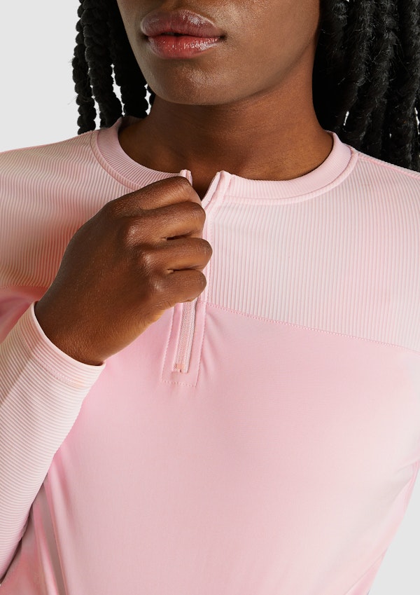 Kingdom Rib Crop Long Sleeve Top