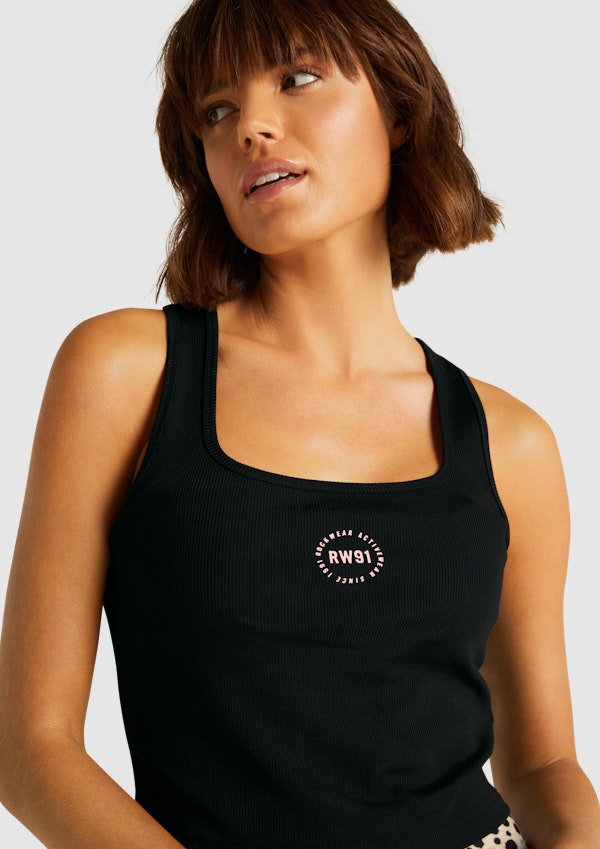 Arizona Rib Fitted Crop