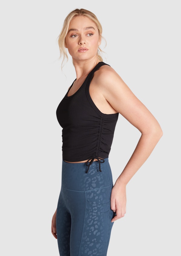 Dreamer Ruched Side Fitted Tank