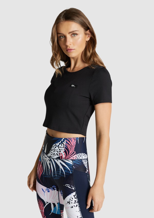 Electric Cross Back Tee