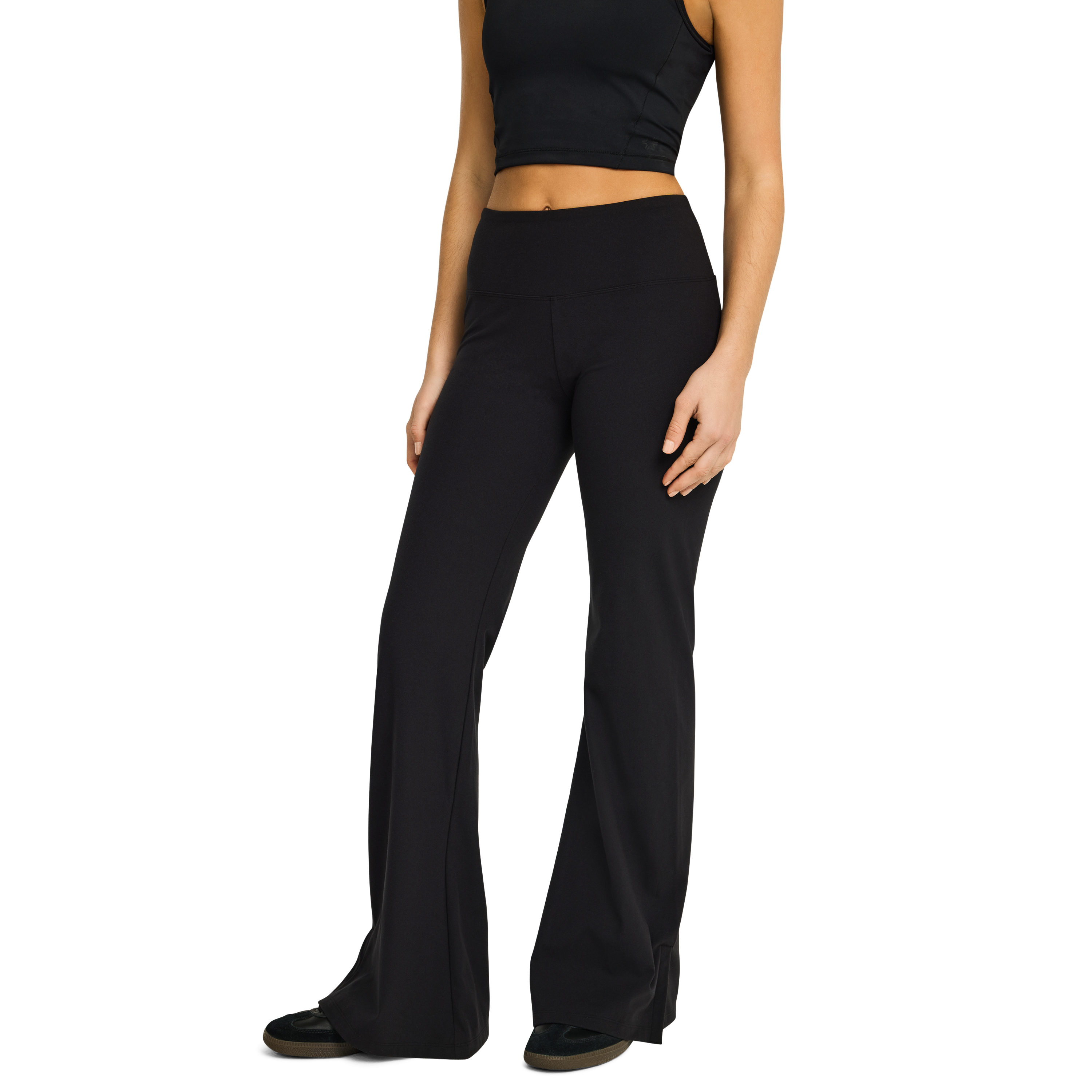 Black Flared Yoga Pant Women's Bottom Rockwear AU