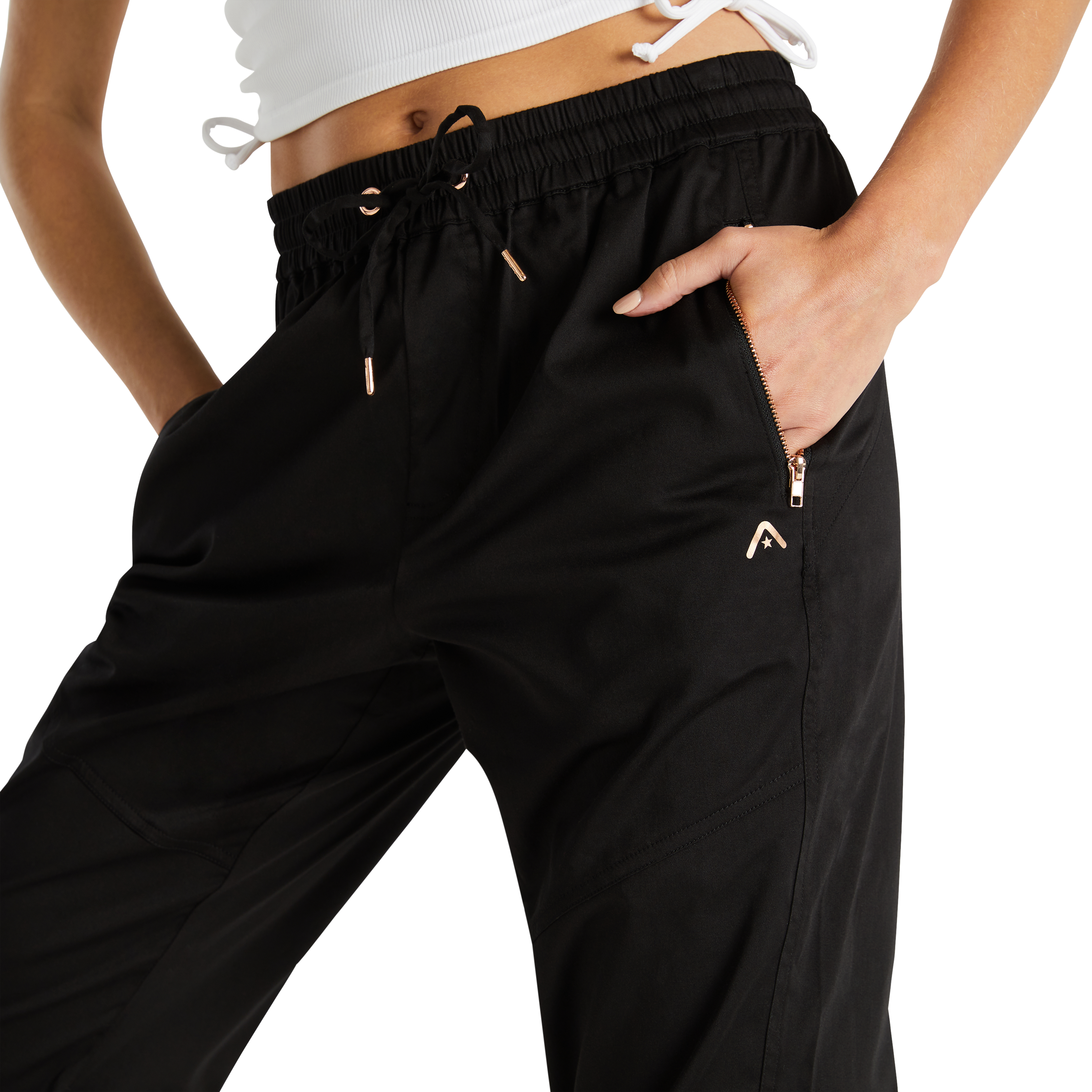 3 quarter length joggers womens