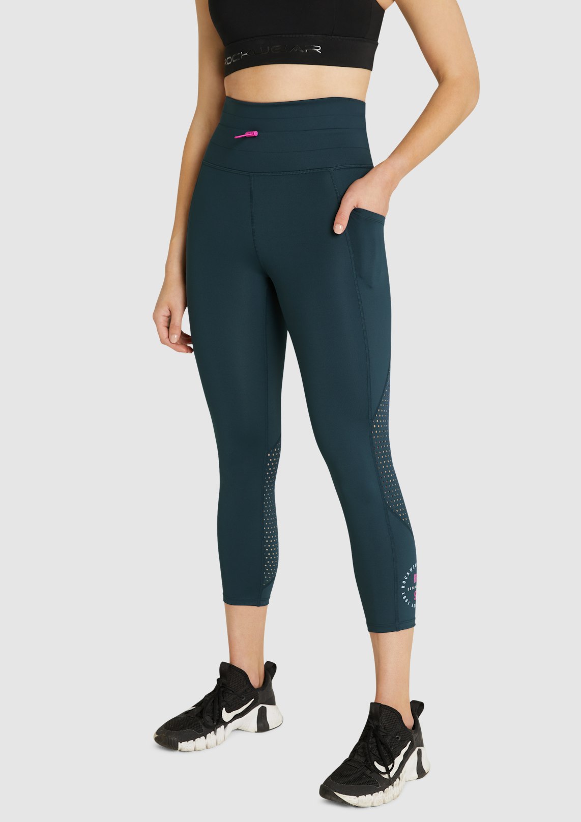 Perforated Pocket 7/8 Tights