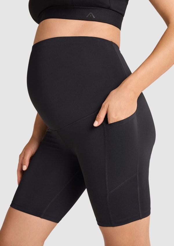 Maternity Pocket Bike Shorts