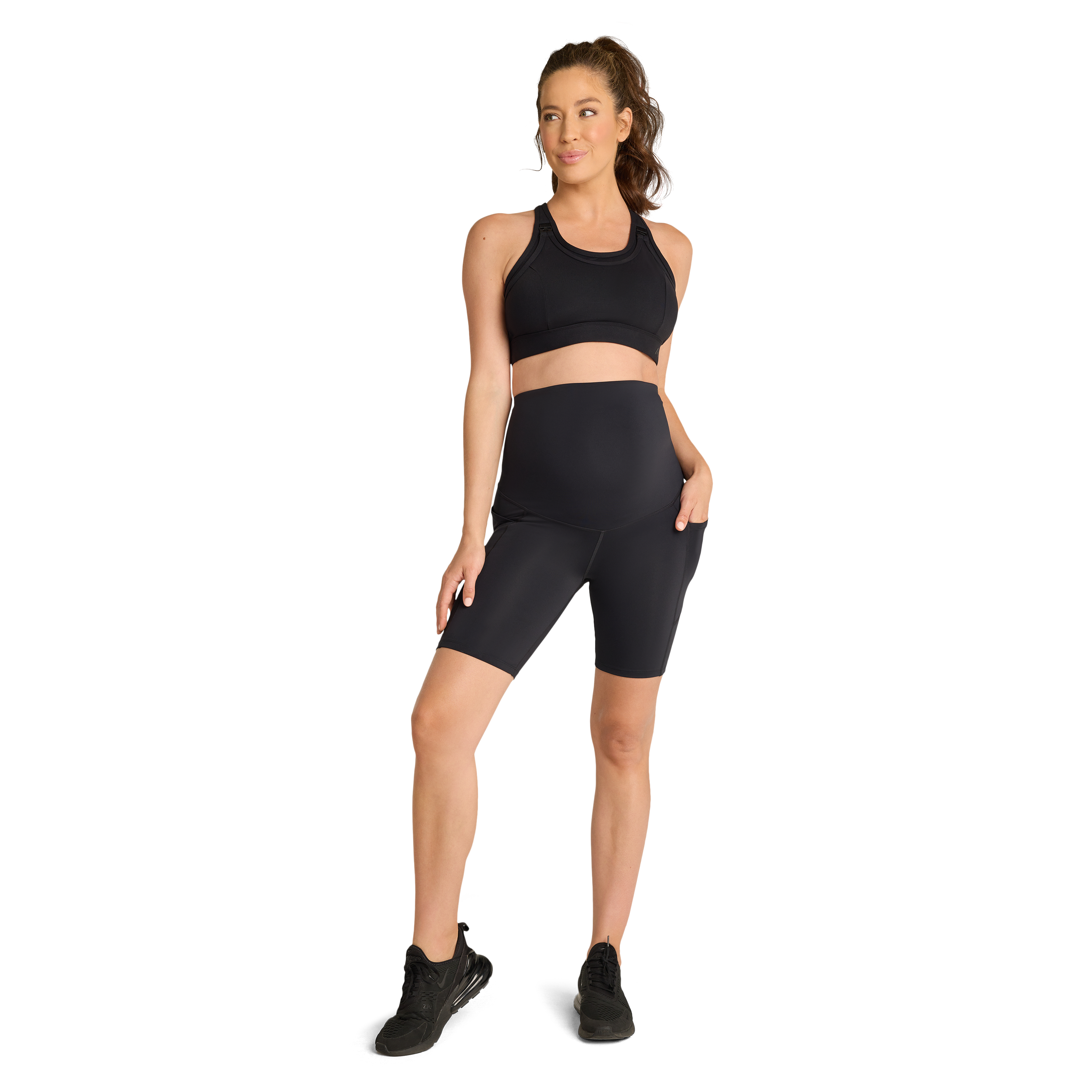 Maternity Pocket Bike Shorts