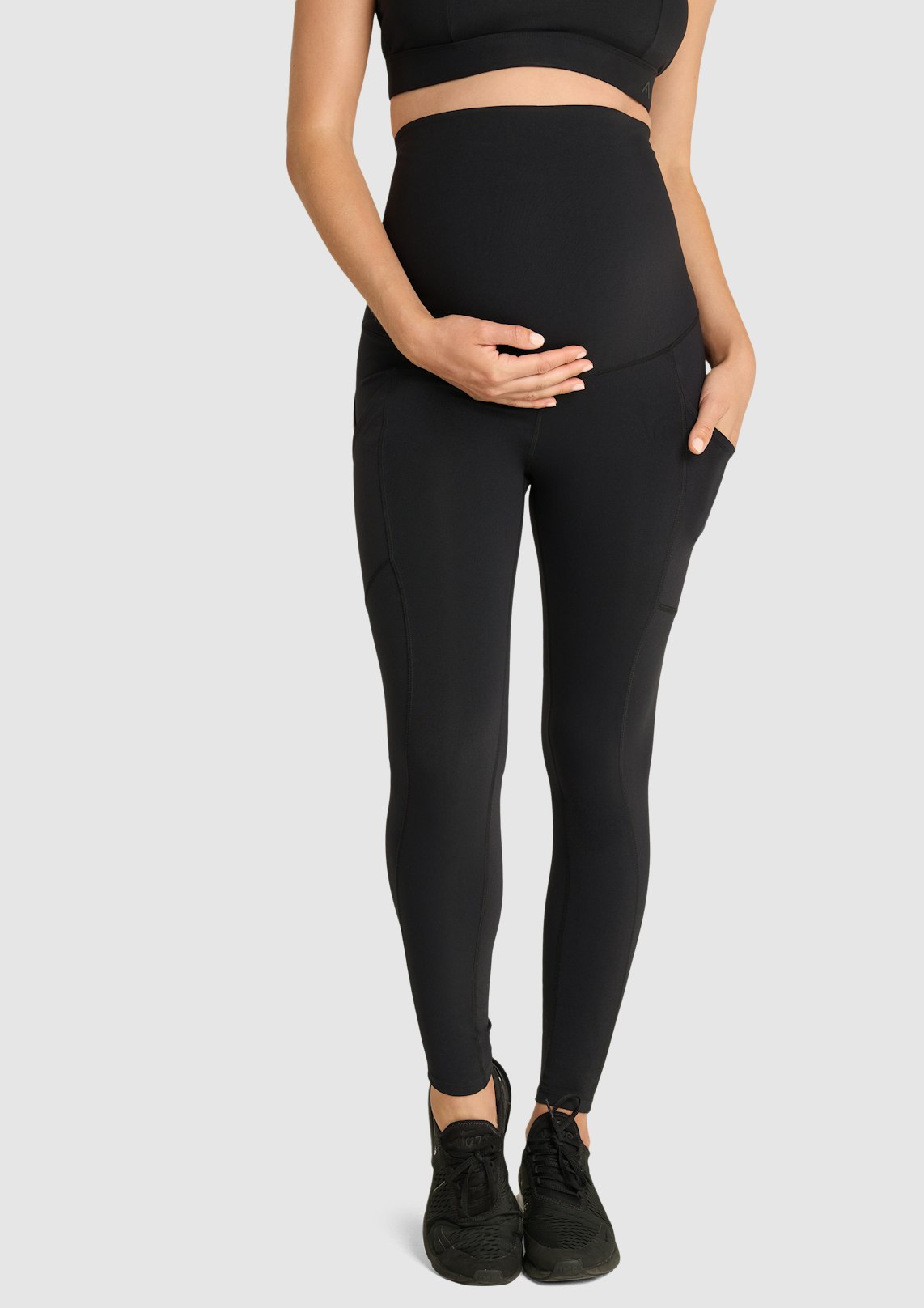 New* Black Athleta Maternity Low Belly Chaturanga™ Tight Maternity Leggings  (Size-XX-Small) - Motherhood Closet - Maternity Consignment