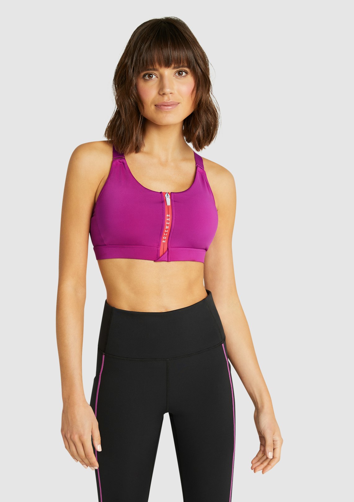 Phantom Zip Adjustable Medium Impact Sports Bra