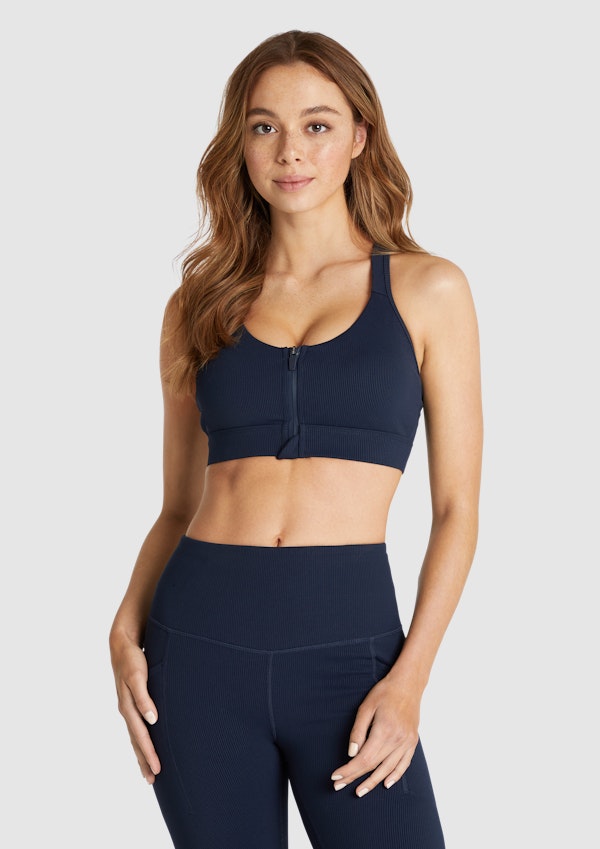 Lovechild Medium Impact Zip Adjustable Sports Bra
