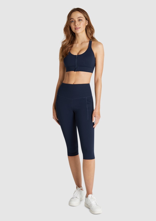 Lovechild Medium Impact Zip Adjustable Sports Bra