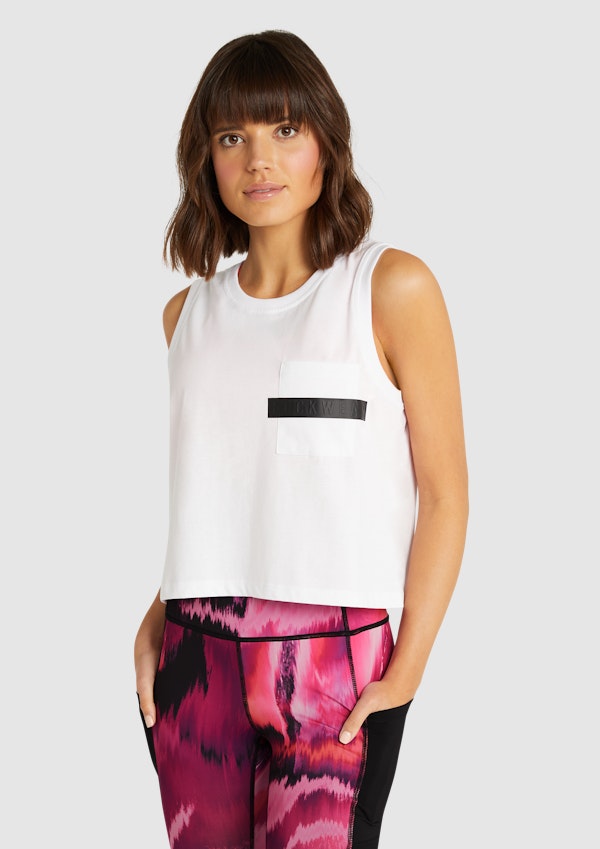 Phantom Logo Pocket Detail Tank