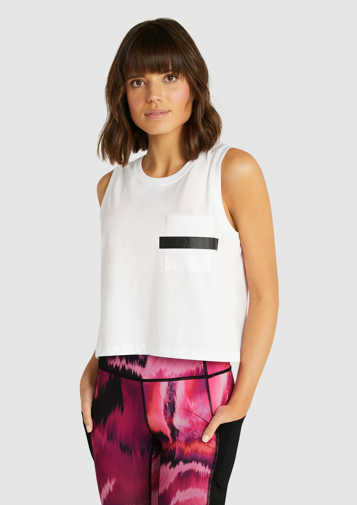 Phantom Logo Pocket Detail Tank