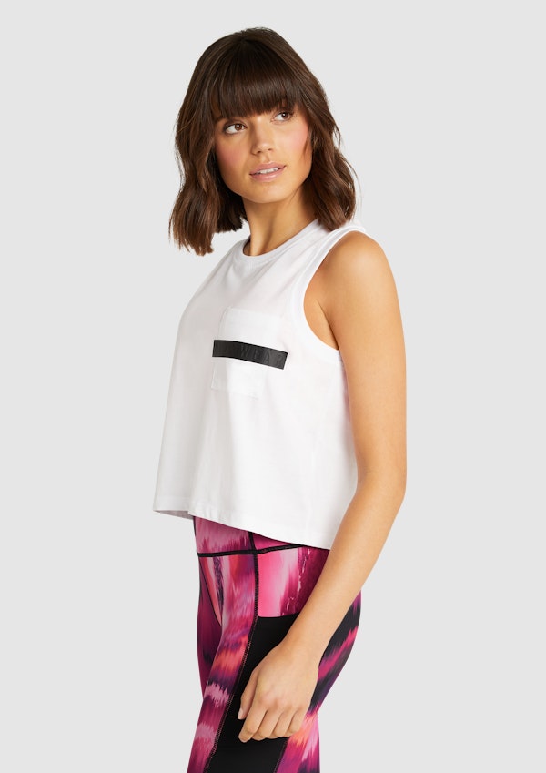 Phantom Logo Pocket Detail Tank