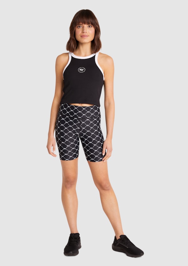 Milan Contrast Crop Tank