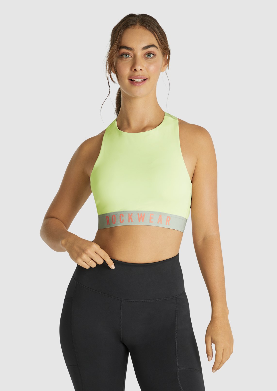 The Cruz Branded Elastic Crop