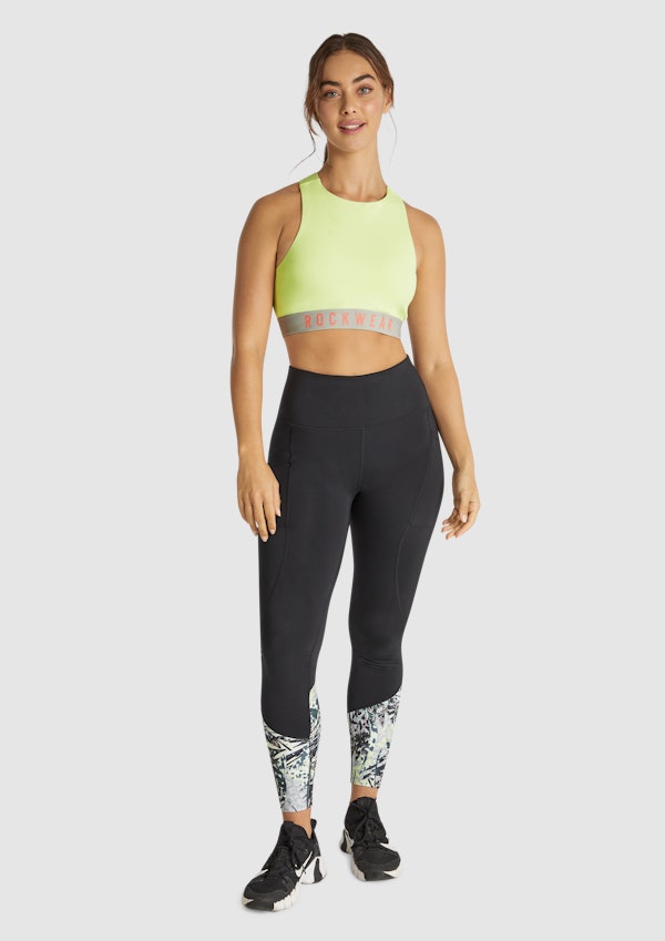 The Cruz Branded Elastic Crop