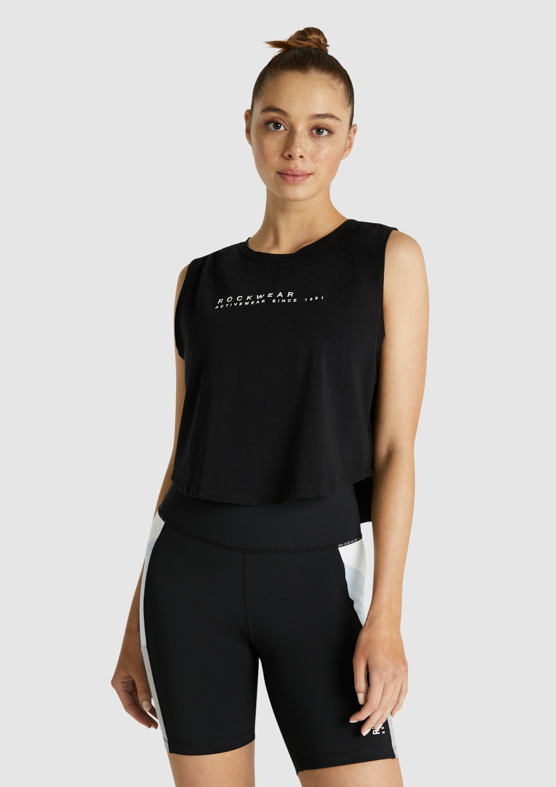 The Alaska Logo Front Crop Tank