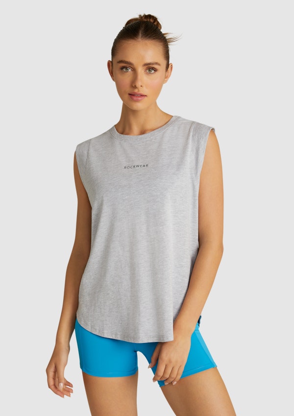 Logo Extended Sleeve Tank