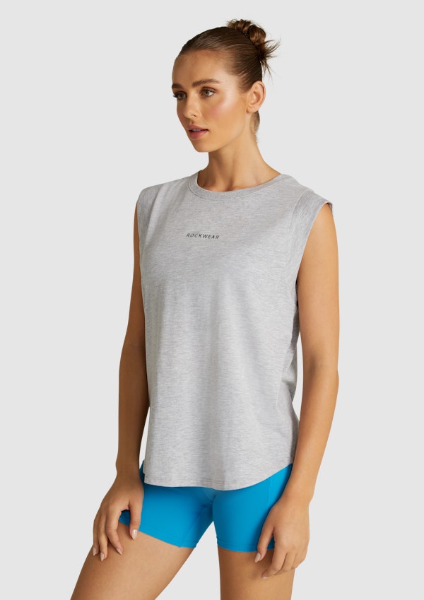 Logo Extended Sleeve Tank