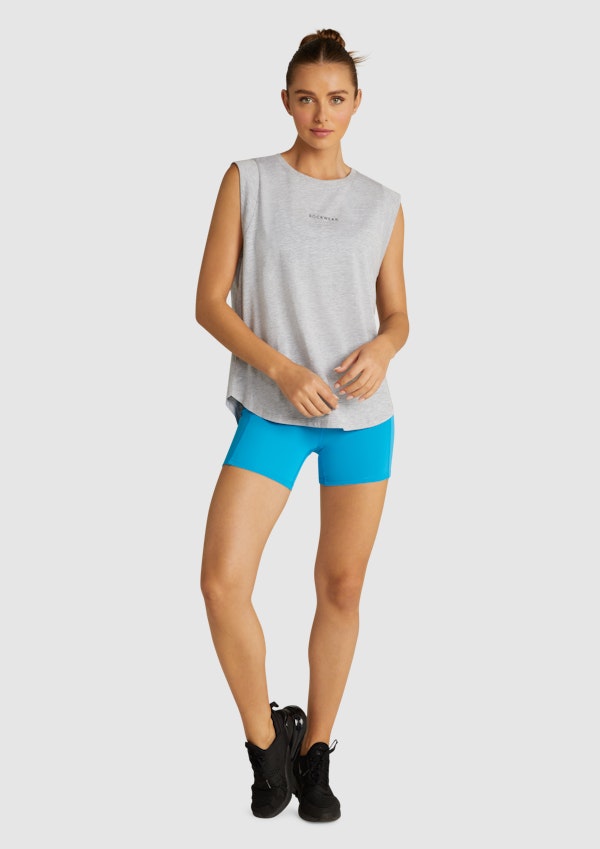 Logo Extended Sleeve Tank