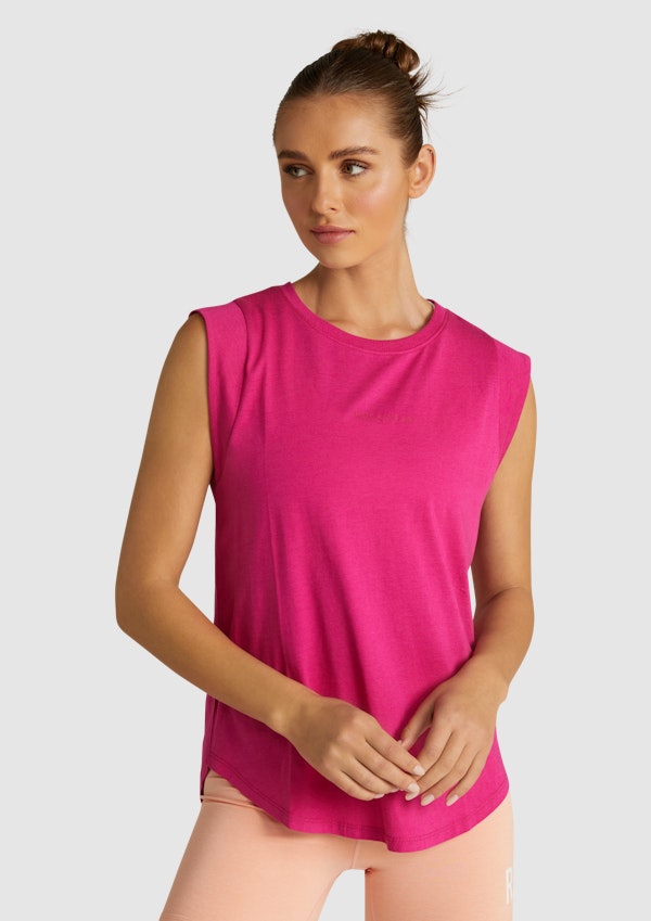 Logo Extended Sleeve Tank