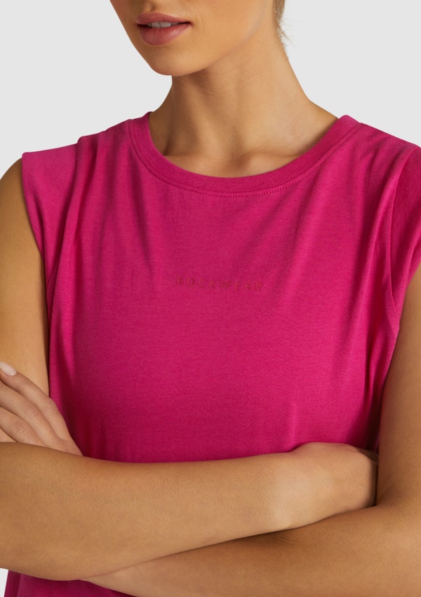 Logo Extended Sleeve Tank