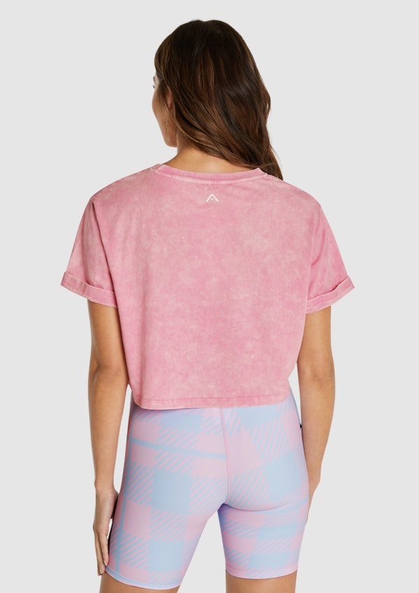 Acid Wash Crop Tee